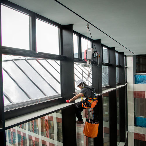 Linha de vida horizontal - SafetyRail Corde - SafetyConcept s.a. - de proteção contra quedas / para trabalhos em altura / suspensa