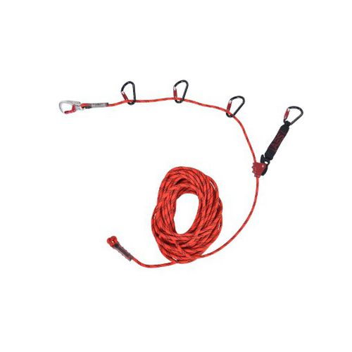Linha de vida horizontal - ABS  - SafetyConcept s.a. - provisória / de proteção contra quedas / para trabalhos em altura