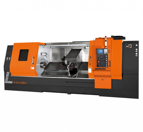 Torno CNC - A-Turn series  - KAAST Machine Tools Inc. - horizontal / de 2 eixos / de barramento inclinado