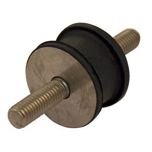 Isolador de vibração redondo - V11Z02MMMKA series - Advanced Antivibration Components - em elastômero / para cargas pesadas / com rosca