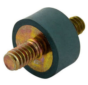 Isolador de vibração cilíndrico - V10Z 2-307x series - Advanced Antivibration Components - em elastômero / em aço / com rosca