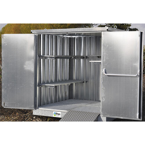Container de armazenamento para produtos perigosos - BUNG2MPF - DIFOPE - para ambiente externo / para tambores / para tanque
