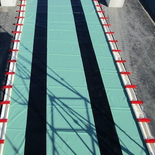 Barragem antivazamento flexível - BRSO 30000AUTO - DIFOPE - com revestimento de PVC