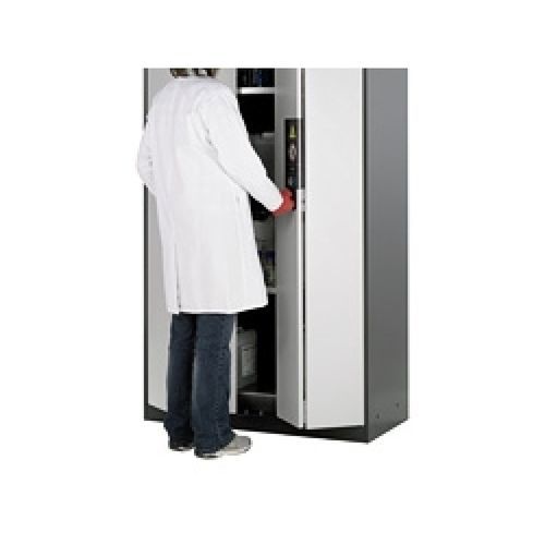 Armário de acondicionamento - ARMPPP107A - DIFOPE - com pés / com 2 portas / em aço