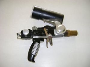 Pistola de dosagem - Synco Industries - pulverizadora / de pintura / automática