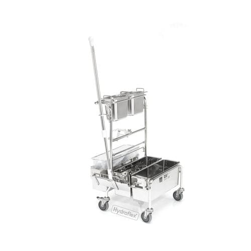Carrinho de limpeza - PurMop® series - Hydroflex Group GmbH - metálico / multiuso