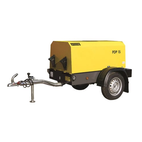 Compressor de parafuso - PDP series - JAVAC - de ar / com motor de combustão / móvel