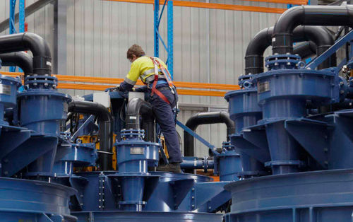 Separador de partículas - KREBS® gMAX® - FLSmidth MAAG® Gears and drives - tipo ciclone / para construção civil / densimétrico