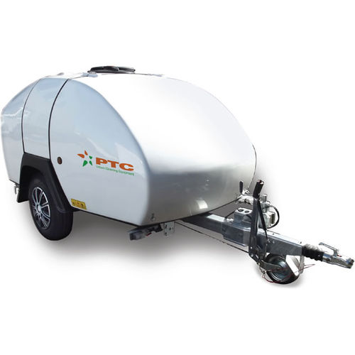 Lavadora de alta pressão de água fria - JTR-C - P.T.C.  Srl - a diesel / móvel / montada em carreta