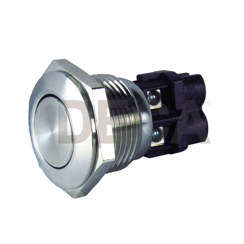 Interruptor com iluminação - 16mm - SWITCHLAB INC. - cogumelo / unipolar / antivandalismo