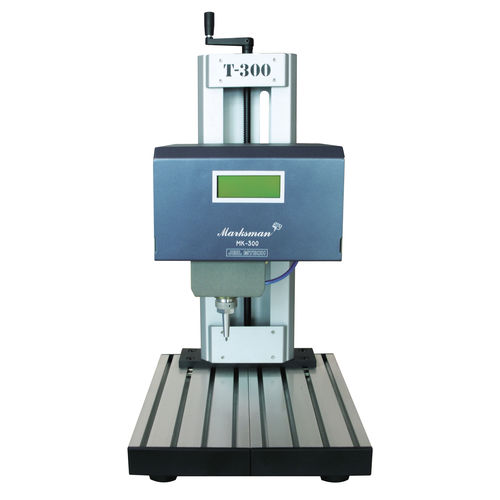 Máquina de marcação por micropercussão - MK-300 - Marksman marking system - de materiais plásticos / de bancada / automática