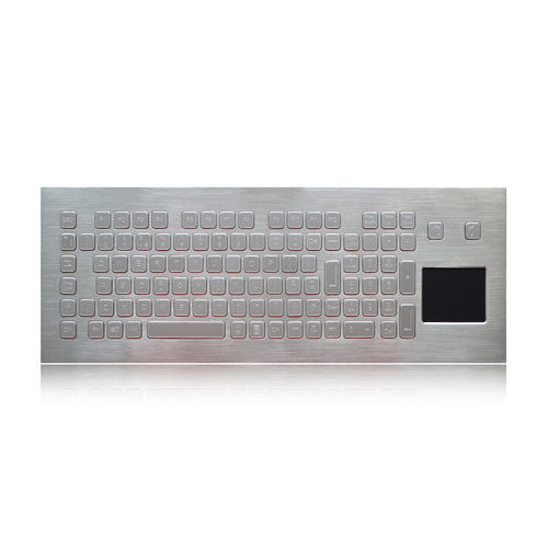 Teclado embutido - K-TEK-B420TP-KP-FN-DWP - Key Technology China Limited - com teclas mecânicas / com tecla Fn / mouse integrado com 2 teclas