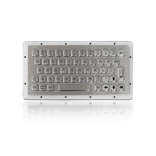 Teclado embutido - K-TEK-A224-UT-DWP - Key Technology China Limited - 53 teclas / para painel de instrumentos / industrial