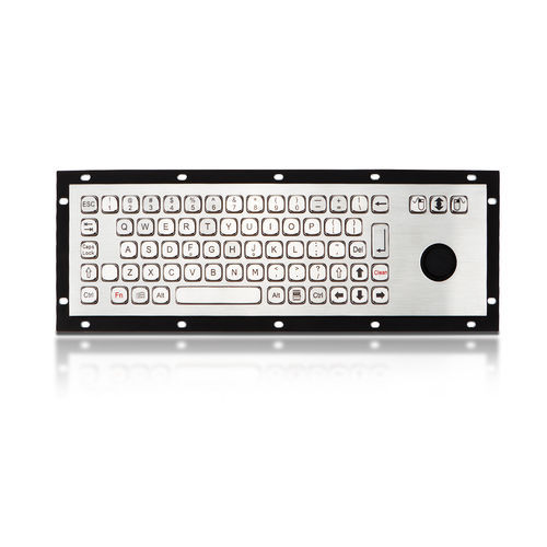 Teclado embutido - K-TEK-A343-DHP-DWP - Key Technology China Limited - com teclas mecânicas / mouse integrado com 3 teclas / 71 teclas