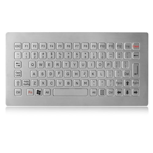 Teclado embutido - K-TEK-B290-FN-DWP - Key Technology China Limited - com teclas mecânicas / com tecla Fn / 83 teclas