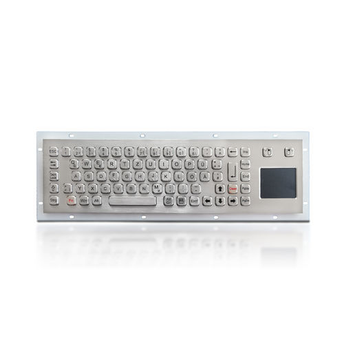 Teclado embutido - K-TEK-A392TP-DWP - Key Technology China Limited - mouse integrado com 2 teclas / 74 teclas / com touchpad