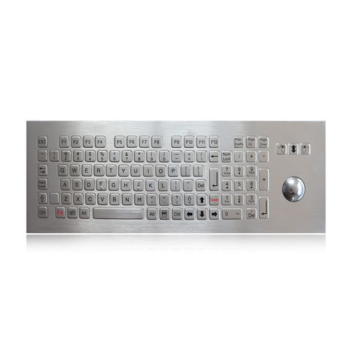 Teclado embutido - K-TEK-B420-MTB-KP-FN-DWP - Key Technology China Limited - com tecla Fn / mouse integrado com 3 teclas / 104 teclas