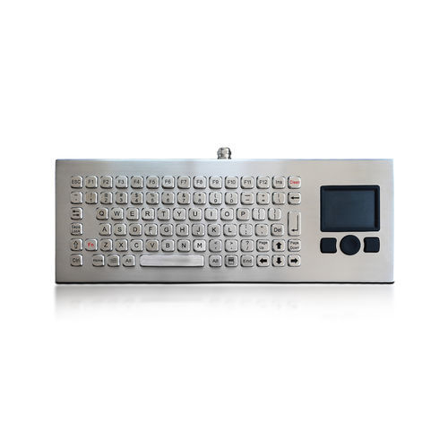 Teclado de mesa - K-TEK-A382TP-DHP-FN-DT-DWP - Key Technology China Limited - com tecla Fn / mouse integrado com 2 teclas / 85 teclas