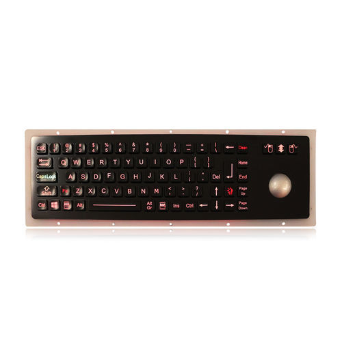 Teclado embutido - K-TEK-M380-OTB-BL-BT-IL-DWP - Key Technology China Limited - com tecla Fn / mouse integrado com 3 teclas / 76 teclas