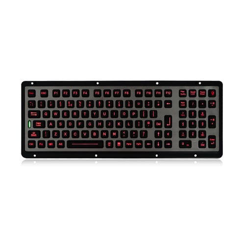 Teclado embutido - K-TEK-M398KP-FN-BL - Key Technology China Limited - com tecla Fn / 103 teclas / industrial