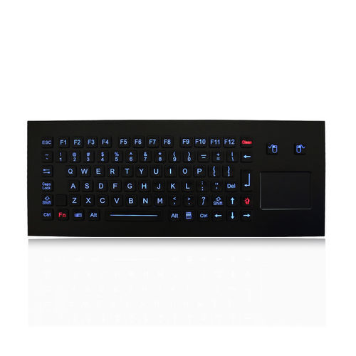 Teclado embutido - K-TEK-M361TP-FN-BL-BT-DWP - Key Technology China Limited - com tecla Fn / mouse integrado com 2 teclas / 84 teclas