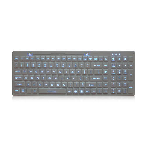 Teclado à prova de água - K-TEK-M380KP-FN-DT-BL - Key Technology China Limited - de mesa / com teclas mecânicas / com tecla Fn