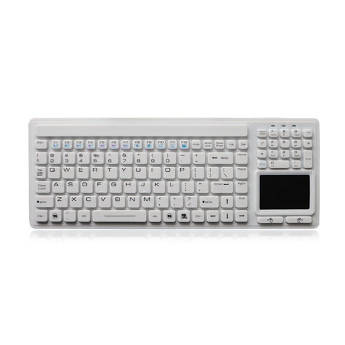 Teclado com touchpad - K-TEK-M347TP-KP-FN-DT - Key Technology China Limited - de mesa / com teclas mecânicas / com tecla Fn