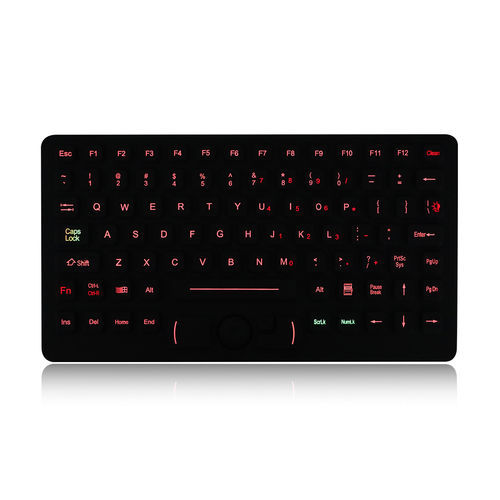Teclado embutido - K-TEK-M276HP-FN-BL-ML-EMC-OEM - Key Technology China Limited - com teclas mecânicas / com tecla Fn / mouse integrado com 3 teclas