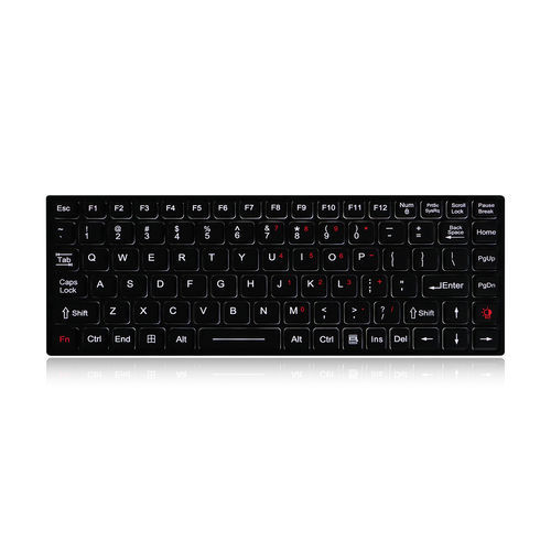 Teclado embutido - K-TEK-M284-FN-BL-NV-151B - Key Technology China Limited - 89 teclas / USB / em borracha de silicone