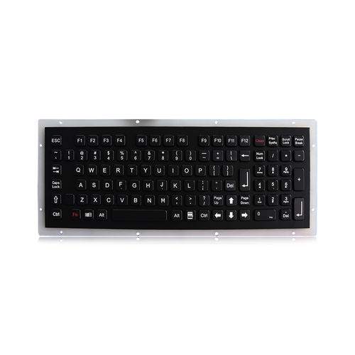 Teclado embutido - K-TEK-A340KP-FN-BT-DWP - Key Technology China Limited - com tecla Fn / 102 teclas / para ambiente externo