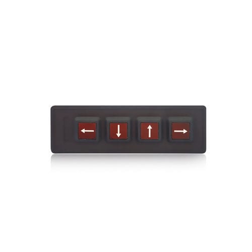 Teclado numérico de controle - K-TEK-M32FK-4-AC-BL - Key Technology China Limited - 4 teclas / embutido / em borracha de silicone