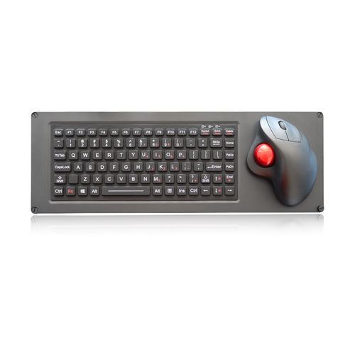 Teclado embutido - K-TEK-M425-OTB-FN-BL  - Key Technology China Limited - com teclas mecânicas / com tecla Fn / mouse integrado com 3 teclas