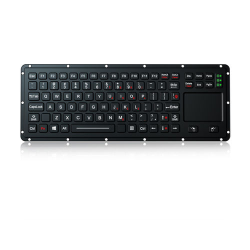 Teclado embutido - K-TEK-M315TP-FN-BL-NV-151B - Key Technology China Limited - com teclas mecânicas / com tecla Fn / mouse integrado com 2 teclas