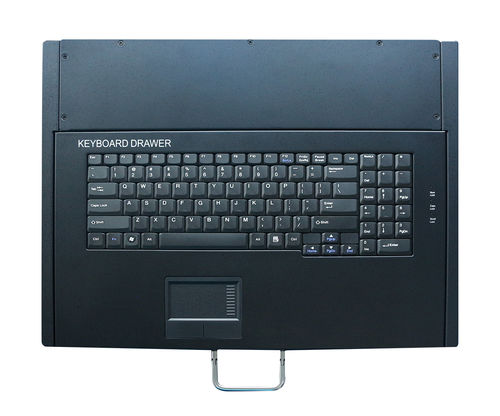 Teclado para montagem em gaveta-rack - K-TEK-1U-KB-TP-PL - Key Technology China Limited - com tecla Fn / mouse integrado com 2 teclas / 99 teclas