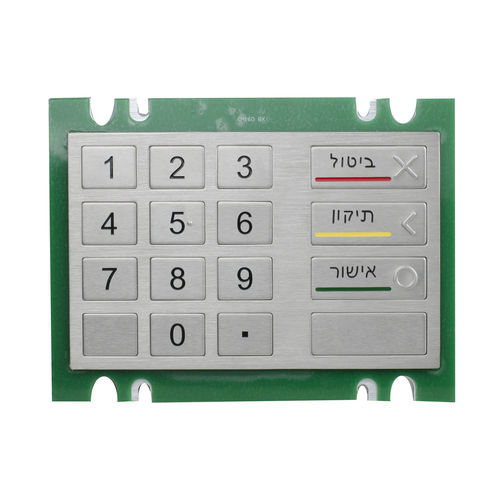 Teclado numérico 16 teclas - K-TEK-B160KP - Key Technology China Limited - embutido / em aço inoxidável / USB