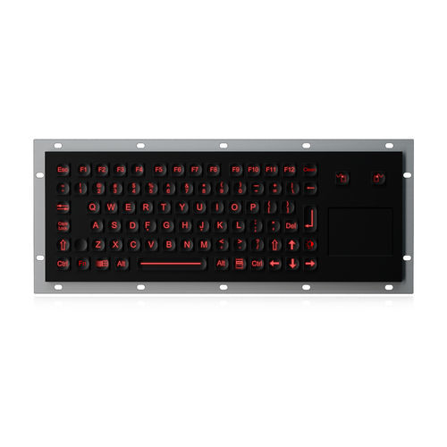 Teclado embutido - K-TEK-M343TP-FN-BL-BT-DWP - Key Technology China Limited - com teclas mecânicas / com tecla Fn / mouse integrado com 2 teclas