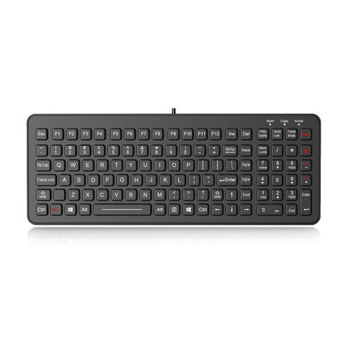 Teclado de mesa - K-TEK-M366KP-FN-BL-DT - Key Technology China Limited - com teclas mecânicas / 108 teclas / industrial