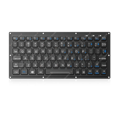 Teclado embutido - K-TEK-M232-FN-BL-NV-151B - Key Technology China Limited - com teclas mecânicas / 78 teclas / para robótica