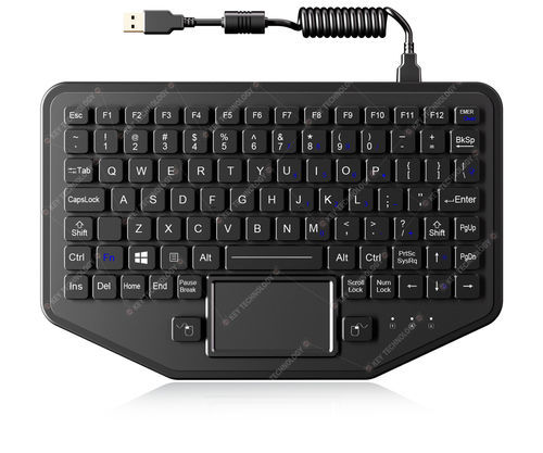 Teclado de mesa - K-TEK-M275TP-FN-BL-FC-KC-FDT - Key Technology China Limited - com teclas mecânicas / mouse integrado com 2 teclas / com tecla Fn