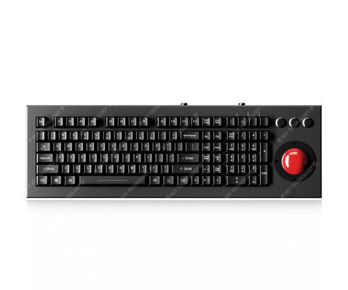 Teclado de mesa - K-TEK-M506-50-MTB-AVR-KP-FN-MA-BL-151B-BT-DT - Key Technology China Limited - com teclas mecânicas / mouse integrado com 3 teclas / 107 teclas