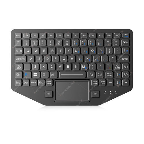 Teclado embutido - K-TEK-M275TP-FN-BL-KC-ANA-151B-AL - Key Technology China Limited - contacto carbono / mouse integrado com 2 teclas / com tecla Fn