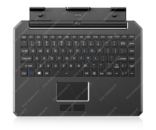 Teclado de mesa - K-TEK-V318TP-FN-BL-FC-SC-ML-FDT-DWP - Key Technology China Limited - com interruptores de tesoura / 88 teclas / mouse integrado com 2 teclas
