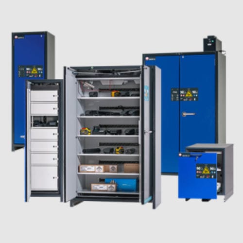 Armário de acondicionamento - ION-LINE - asecos GmbH - de segurança / de piso / com gavetas