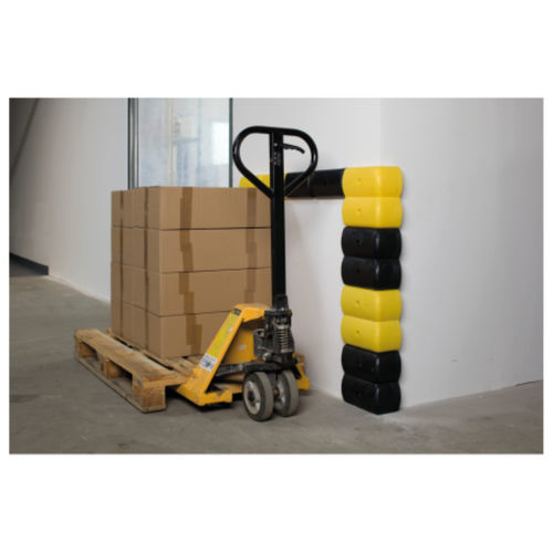 Protetor de parede em polietileno - 23096 - asecos GmbH - industrial / para área de circulação / amarelo