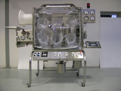 Capela de luvas transportável - Flexible Containment Systems - Dec Group - descartável