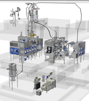 Sistema de transferência para produtos em pó - Sterile Powder Handling - Dec Group - para aplicações estéreis