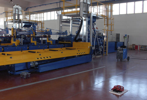 Cabine de jateamento de areia por pressão - TURBOMATT - SAT S.p.A. (Surface Aluminium Technologies) - automática