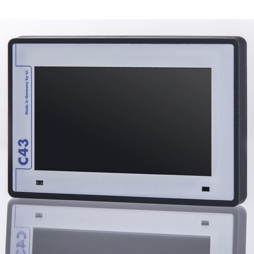 CLP em rede Ethernet - C43-XS - TCI - com IHM de tipo touchscreen incorporada