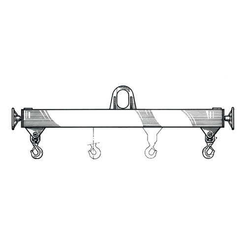 Balancim travessa - RBC  - SAPEM - industrial / horizontal / regulável