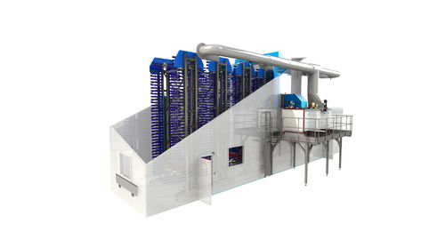 Congelador vertical - MUB - Mecatherm S.A. - de processo / dinâmico / com degelo automático